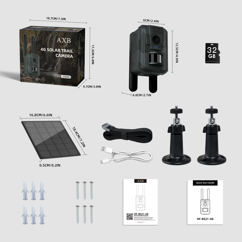 AXB 4G Cellular Trail Camera