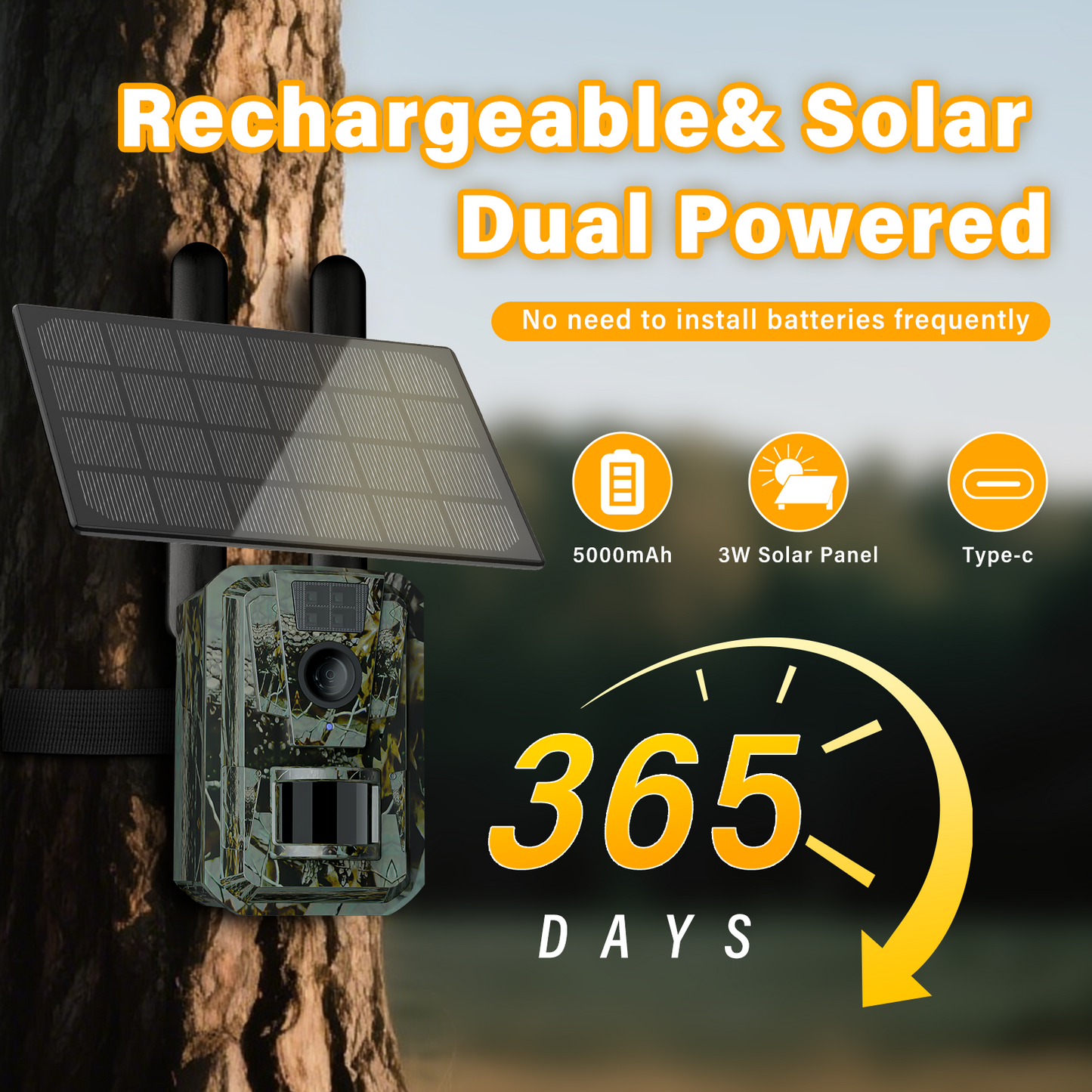 AXB Solar WiFi Trail Camera
