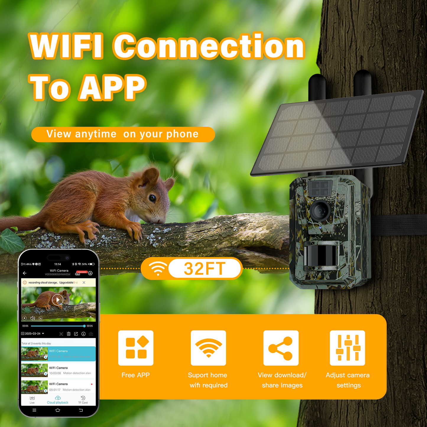 AXB Solar WiFi Trail Camera