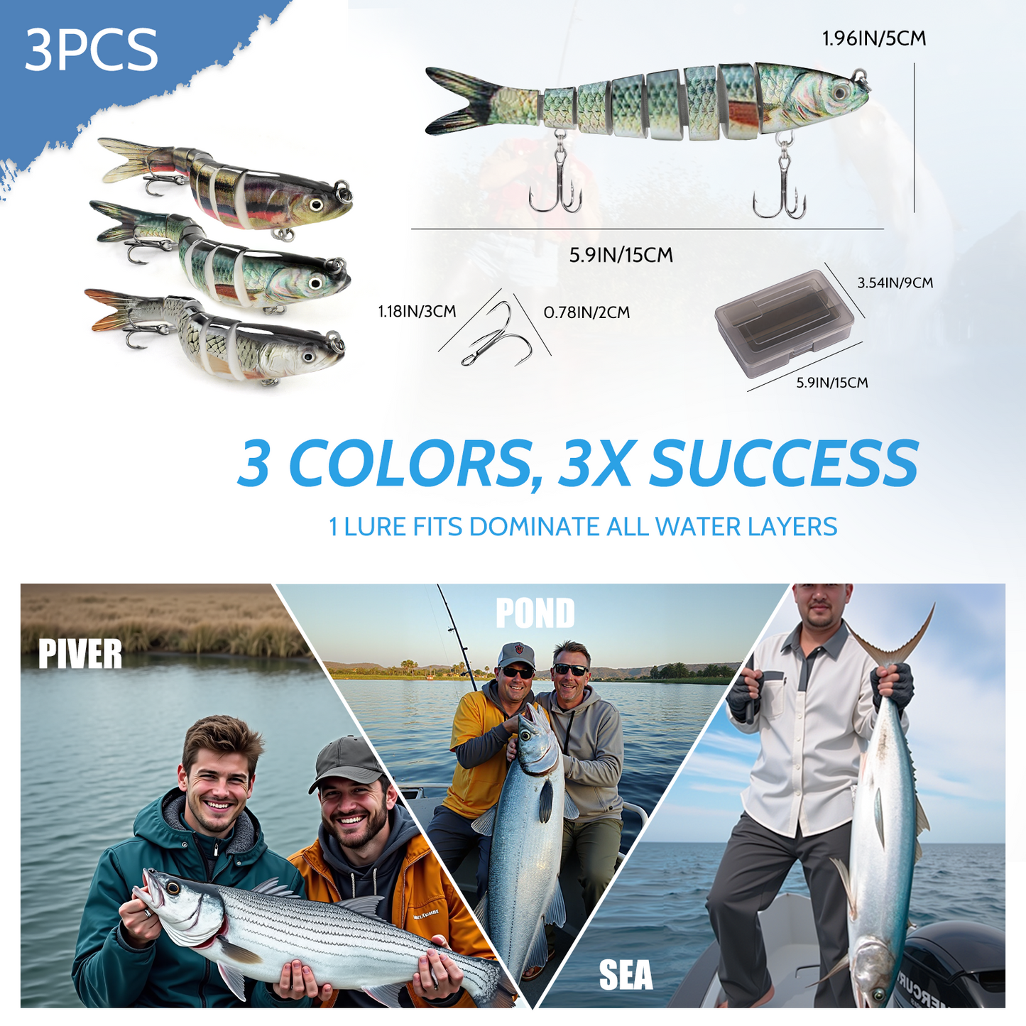 ICETIGER Bionic Fishing Lures