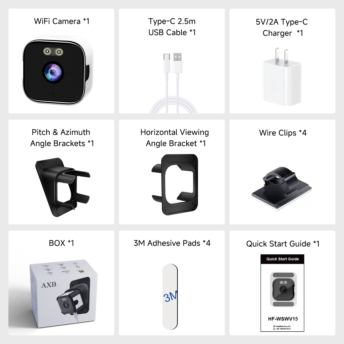 4K Window Security Camera for Home